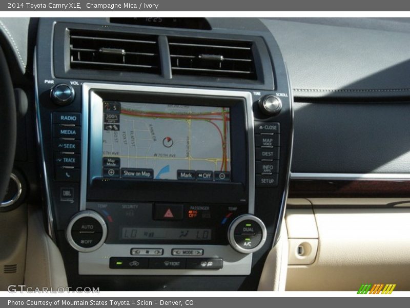 Champagne Mica / Ivory 2014 Toyota Camry XLE