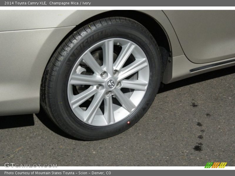 Champagne Mica / Ivory 2014 Toyota Camry XLE