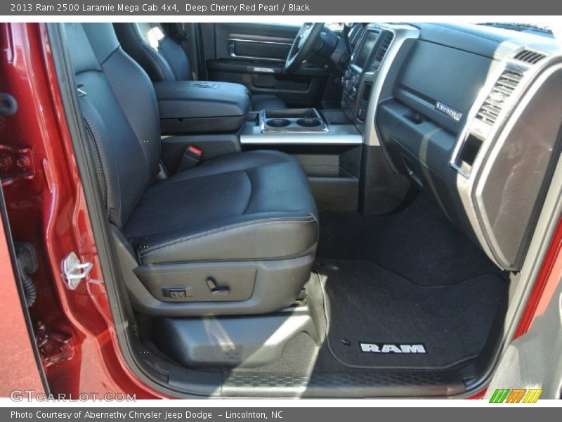 Deep Cherry Red Pearl / Black 2013 Ram 2500 Laramie Mega Cab 4x4