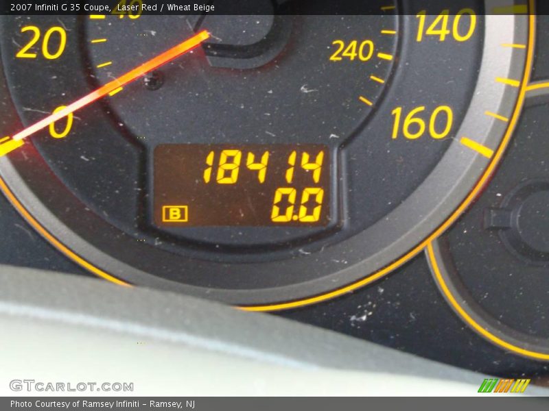 Laser Red / Wheat Beige 2007 Infiniti G 35 Coupe