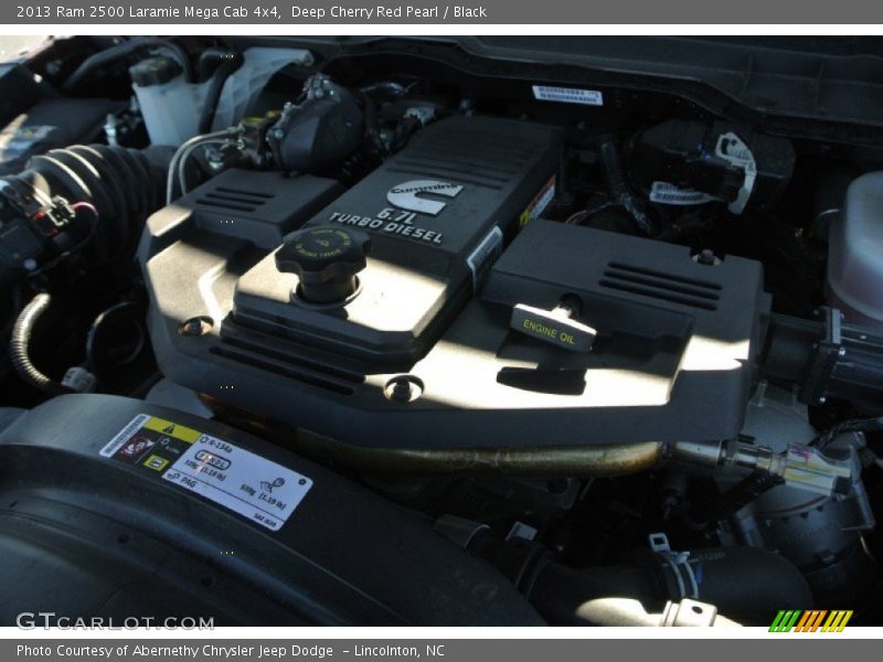 Deep Cherry Red Pearl / Black 2013 Ram 2500 Laramie Mega Cab 4x4