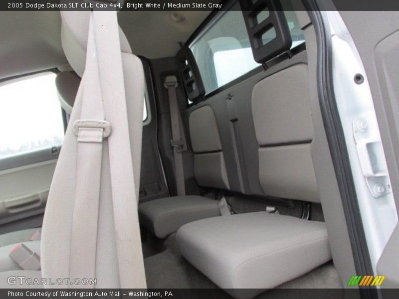 Bright White / Medium Slate Gray 2005 Dodge Dakota SLT Club Cab 4x4