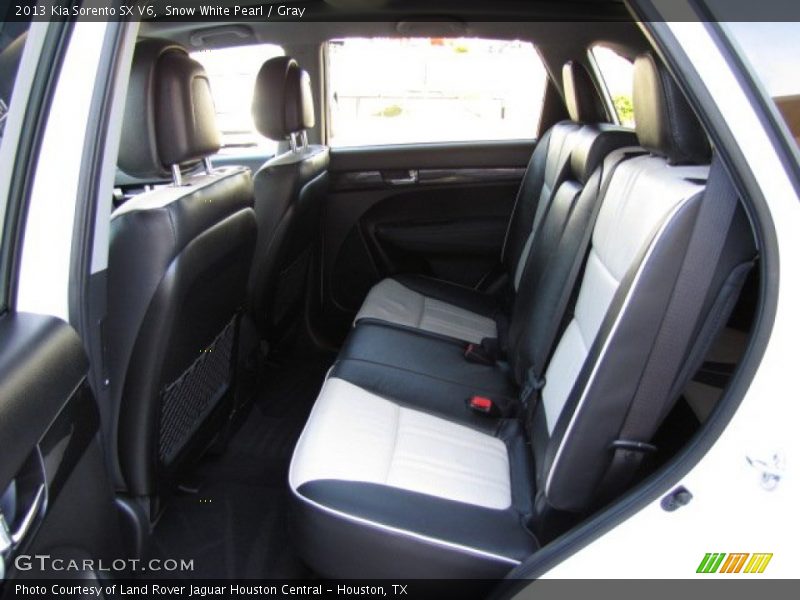 Snow White Pearl / Gray 2013 Kia Sorento SX V6