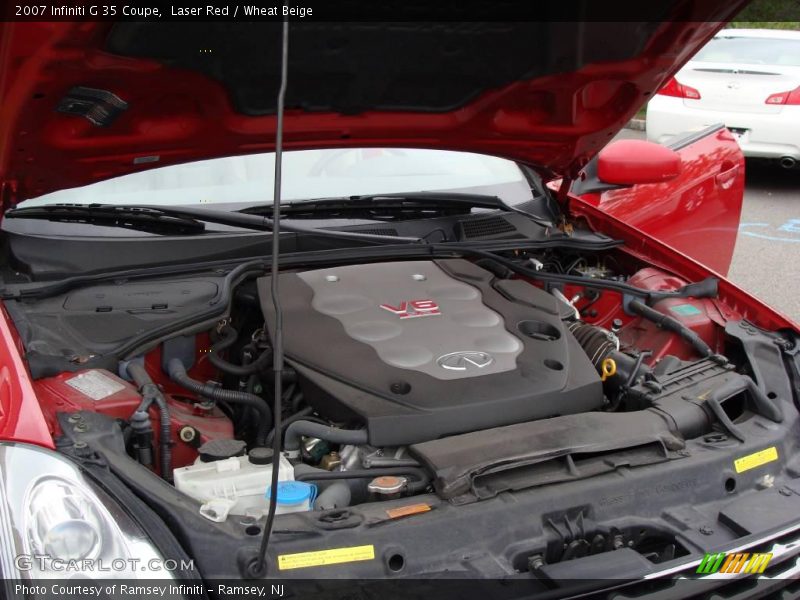 Laser Red / Wheat Beige 2007 Infiniti G 35 Coupe