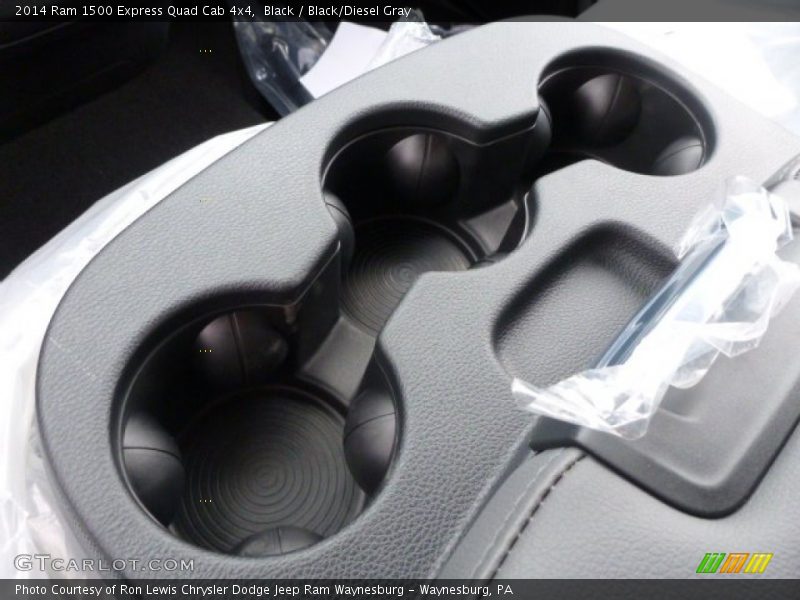 Black / Black/Diesel Gray 2014 Ram 1500 Express Quad Cab 4x4