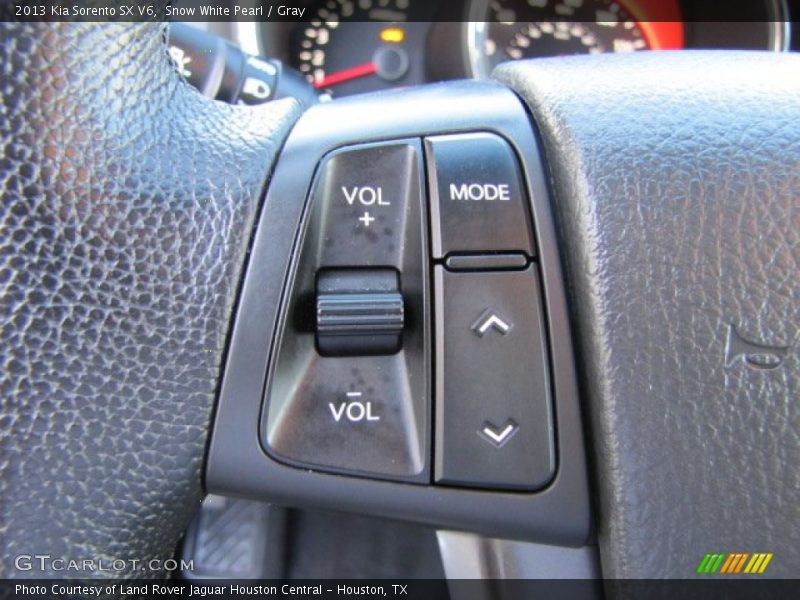Snow White Pearl / Gray 2013 Kia Sorento SX V6