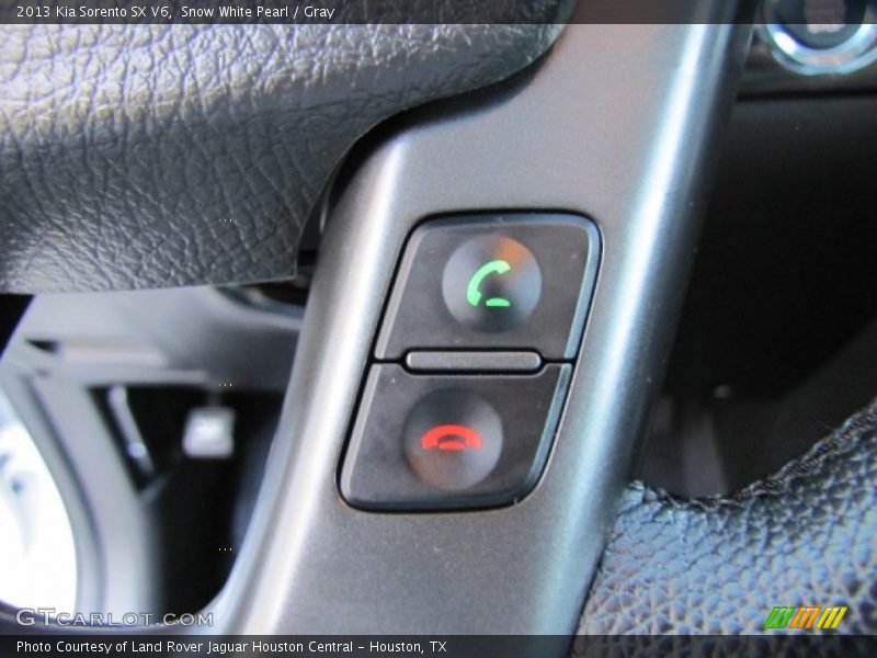 Snow White Pearl / Gray 2013 Kia Sorento SX V6