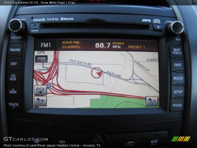 Snow White Pearl / Gray 2013 Kia Sorento SX V6
