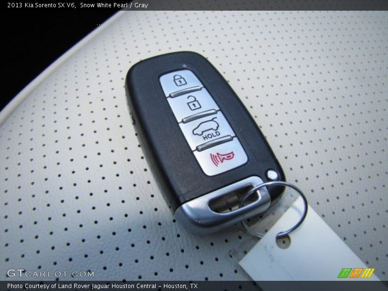 Snow White Pearl / Gray 2013 Kia Sorento SX V6