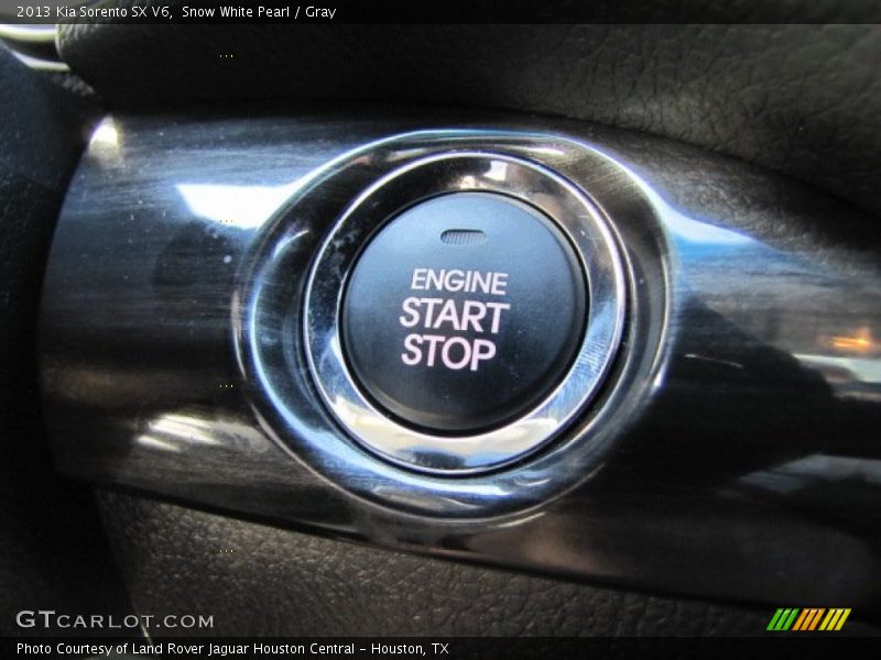 Snow White Pearl / Gray 2013 Kia Sorento SX V6