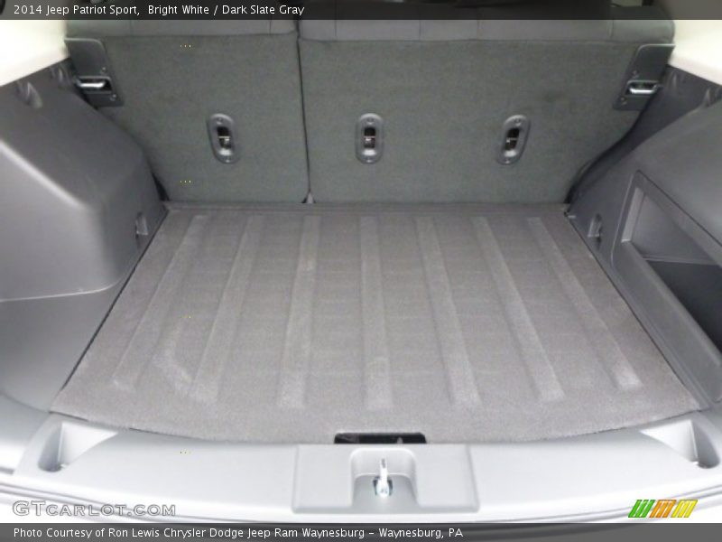 Bright White / Dark Slate Gray 2014 Jeep Patriot Sport