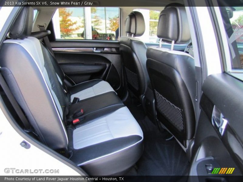 Snow White Pearl / Gray 2013 Kia Sorento SX V6