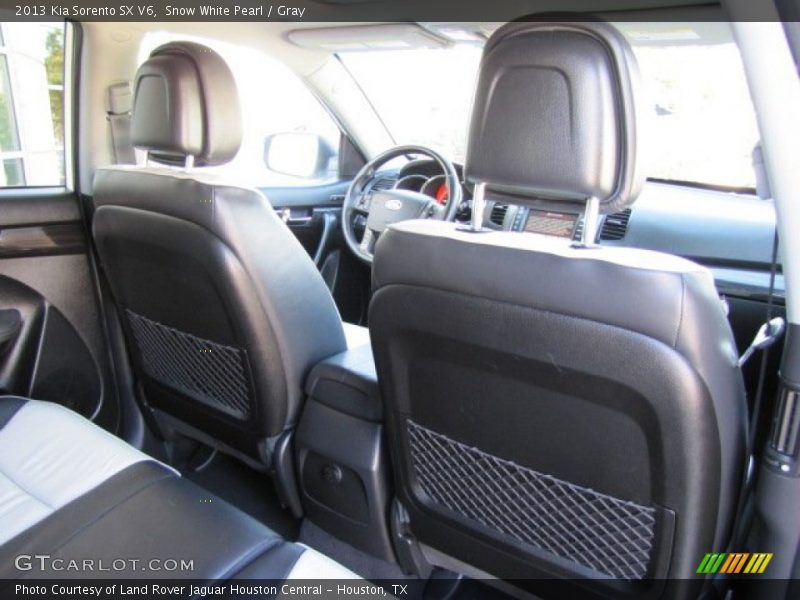 Snow White Pearl / Gray 2013 Kia Sorento SX V6
