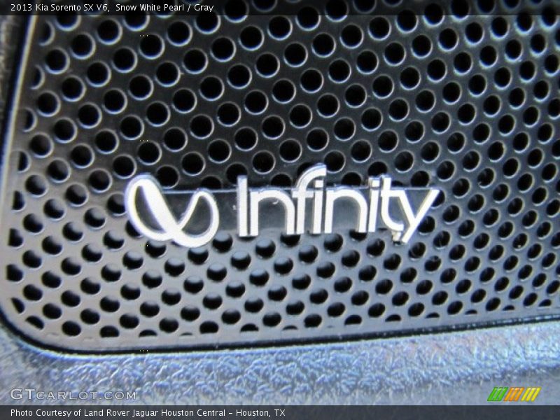 Snow White Pearl / Gray 2013 Kia Sorento SX V6