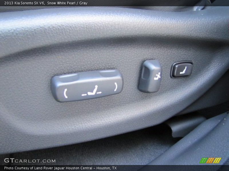 Snow White Pearl / Gray 2013 Kia Sorento SX V6