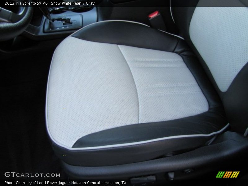Snow White Pearl / Gray 2013 Kia Sorento SX V6