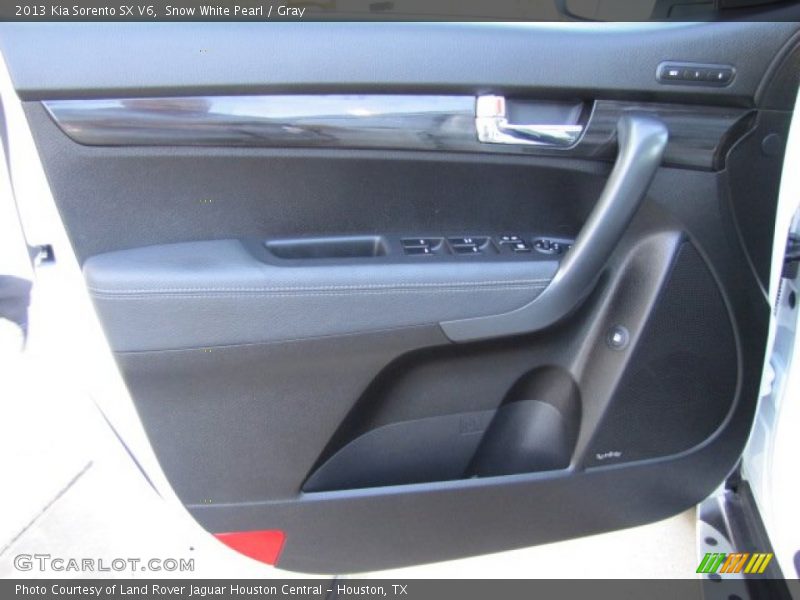 Snow White Pearl / Gray 2013 Kia Sorento SX V6