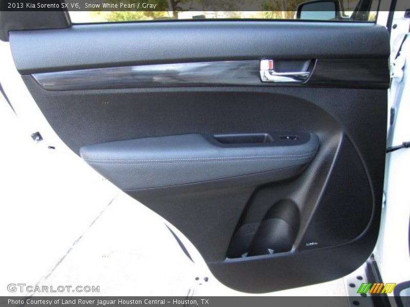 Snow White Pearl / Gray 2013 Kia Sorento SX V6