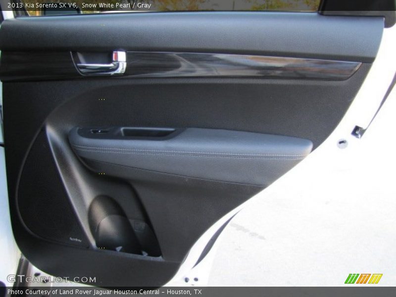Snow White Pearl / Gray 2013 Kia Sorento SX V6