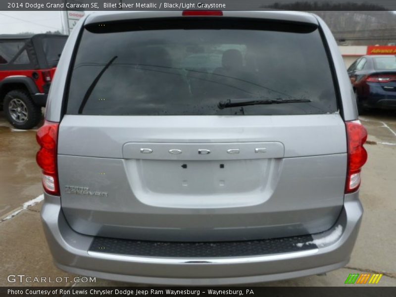 Billet Silver Metallic / Black/Light Graystone 2014 Dodge Grand Caravan SE