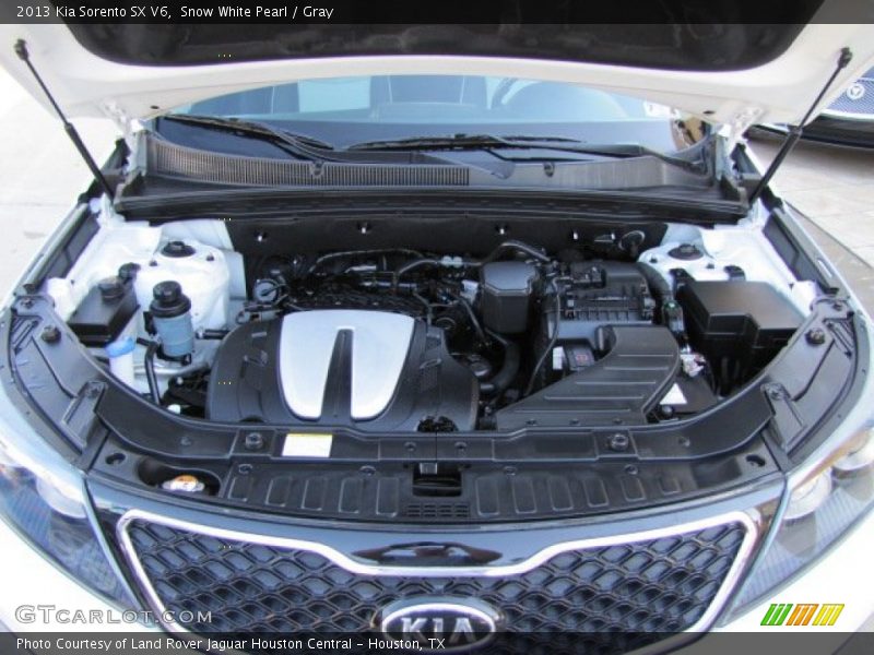 Snow White Pearl / Gray 2013 Kia Sorento SX V6