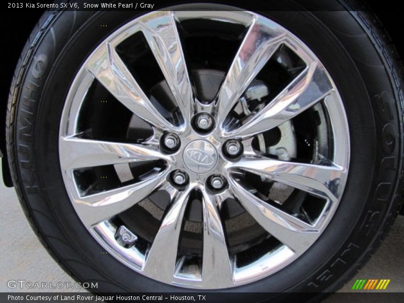Snow White Pearl / Gray 2013 Kia Sorento SX V6