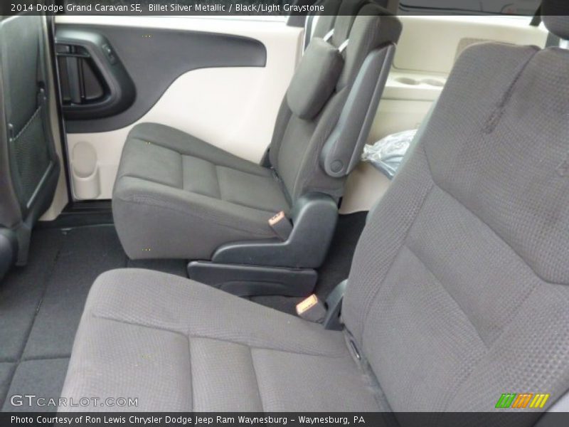 Billet Silver Metallic / Black/Light Graystone 2014 Dodge Grand Caravan SE