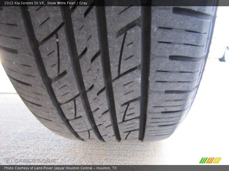 Snow White Pearl / Gray 2013 Kia Sorento SX V6