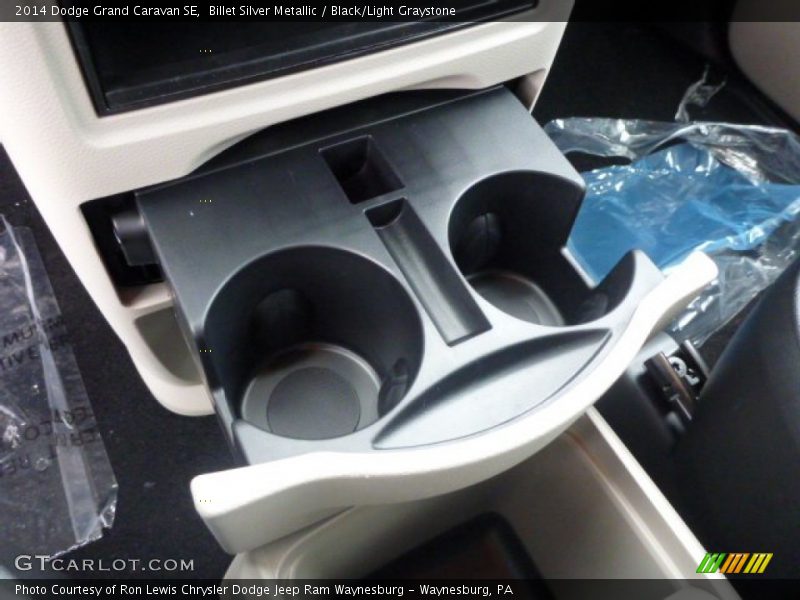 Billet Silver Metallic / Black/Light Graystone 2014 Dodge Grand Caravan SE