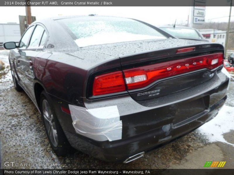 Granite Crystal Metallic / Black 2014 Dodge Charger R/T AWD