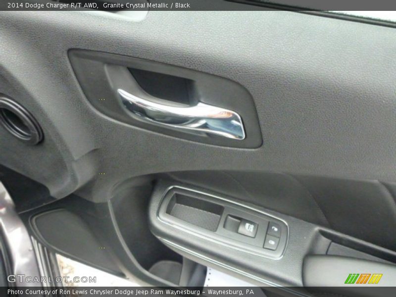 Granite Crystal Metallic / Black 2014 Dodge Charger R/T AWD