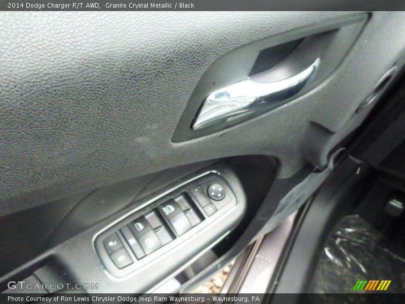 Granite Crystal Metallic / Black 2014 Dodge Charger R/T AWD