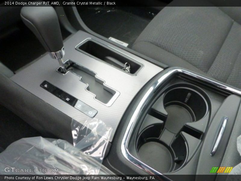 Granite Crystal Metallic / Black 2014 Dodge Charger R/T AWD