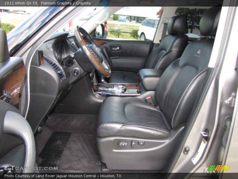  2011 QX 56 Graphite Interior