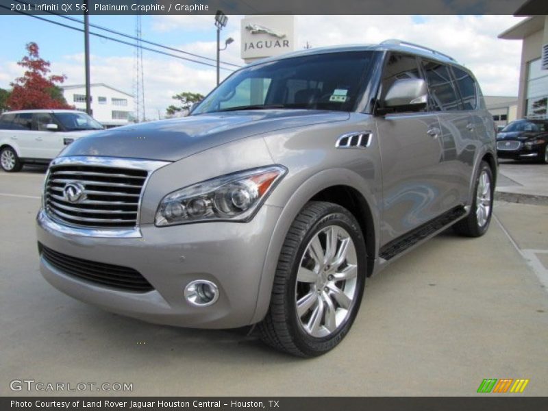 Front 3/4 View of 2011 QX 56