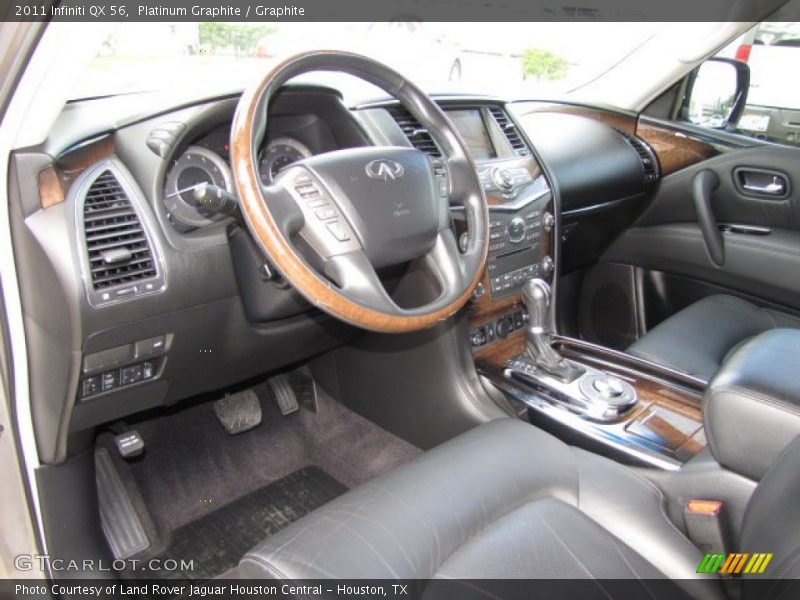  2011 QX 56 Graphite Interior