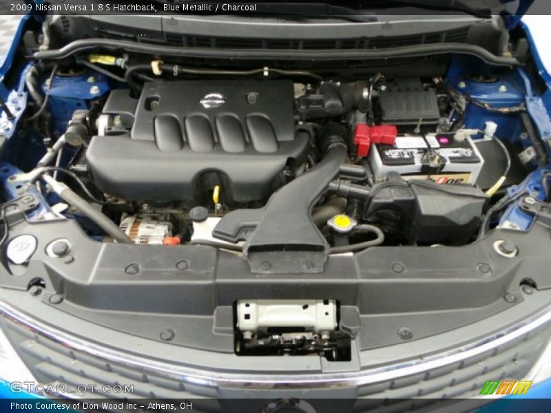 Blue Metallic / Charcoal 2009 Nissan Versa 1.8 S Hatchback