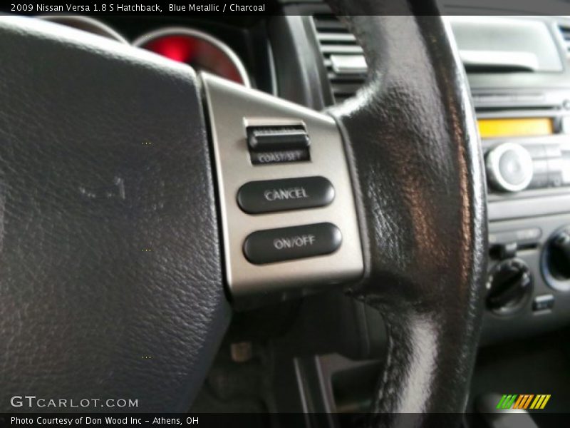 Blue Metallic / Charcoal 2009 Nissan Versa 1.8 S Hatchback