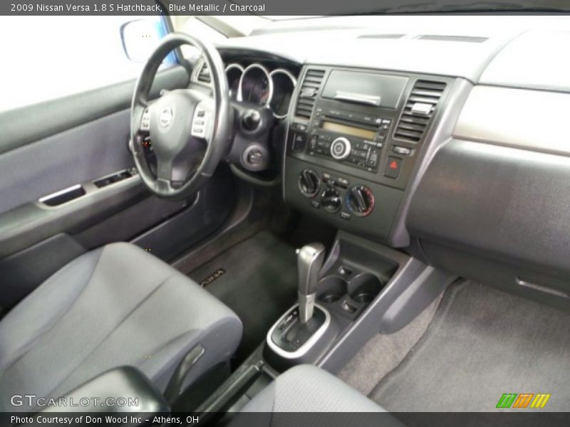 Blue Metallic / Charcoal 2009 Nissan Versa 1.8 S Hatchback