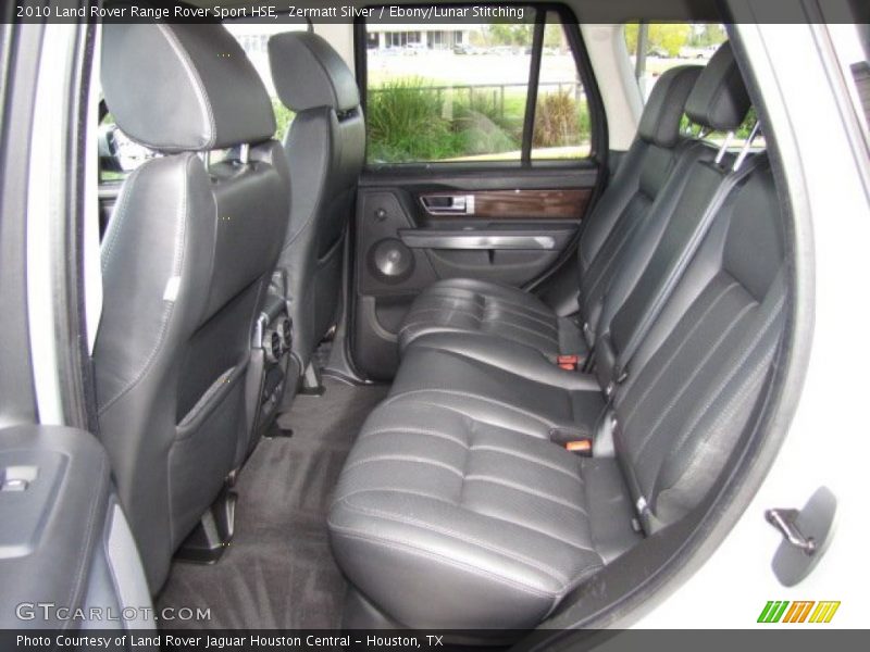 Zermatt Silver / Ebony/Lunar Stitching 2010 Land Rover Range Rover Sport HSE