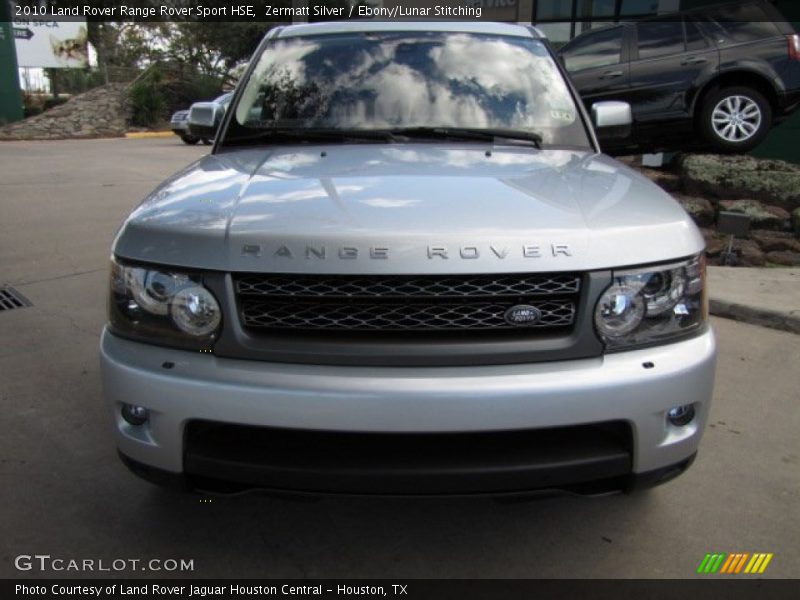 Zermatt Silver / Ebony/Lunar Stitching 2010 Land Rover Range Rover Sport HSE