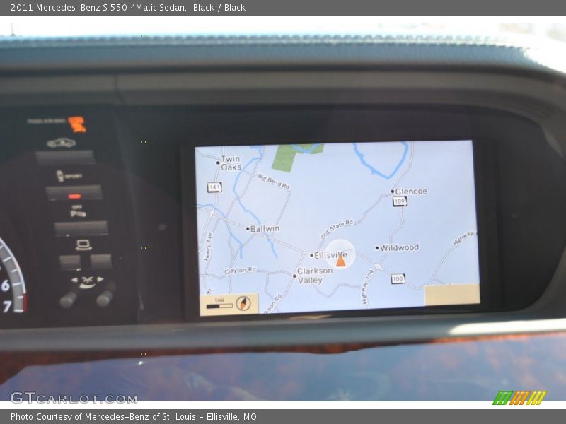 Black / Black 2011 Mercedes-Benz S 550 4Matic Sedan