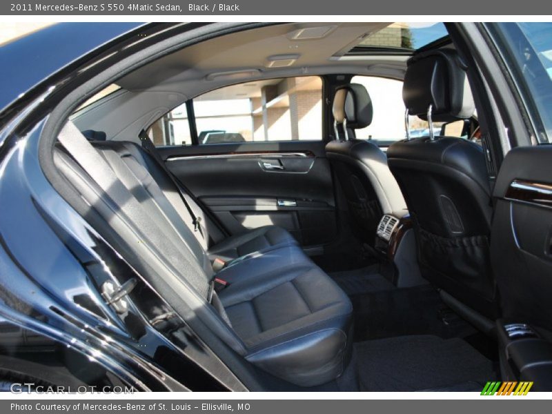 Black / Black 2011 Mercedes-Benz S 550 4Matic Sedan
