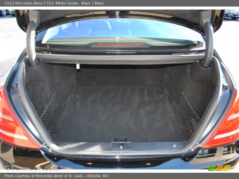 Black / Black 2011 Mercedes-Benz S 550 4Matic Sedan