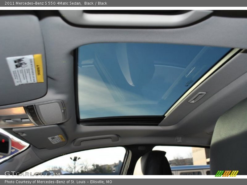 Black / Black 2011 Mercedes-Benz S 550 4Matic Sedan