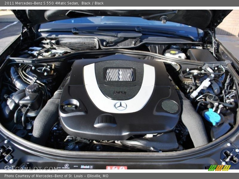 Black / Black 2011 Mercedes-Benz S 550 4Matic Sedan