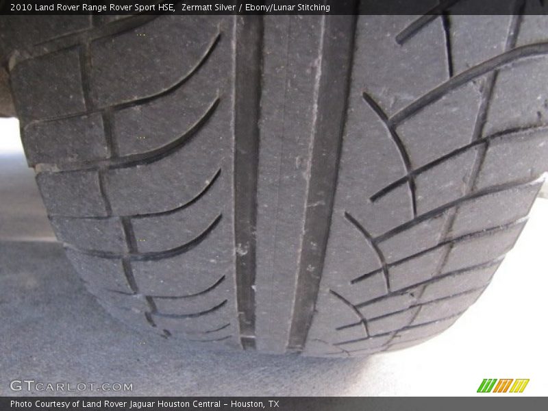 Zermatt Silver / Ebony/Lunar Stitching 2010 Land Rover Range Rover Sport HSE