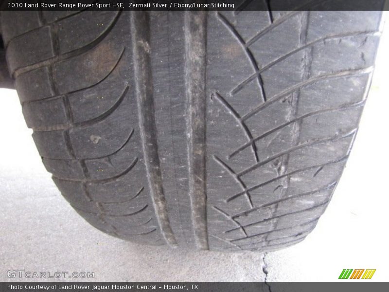 Zermatt Silver / Ebony/Lunar Stitching 2010 Land Rover Range Rover Sport HSE
