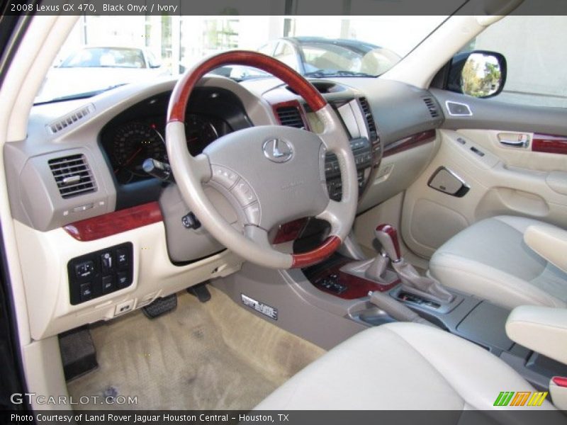 Black Onyx / Ivory 2008 Lexus GX 470