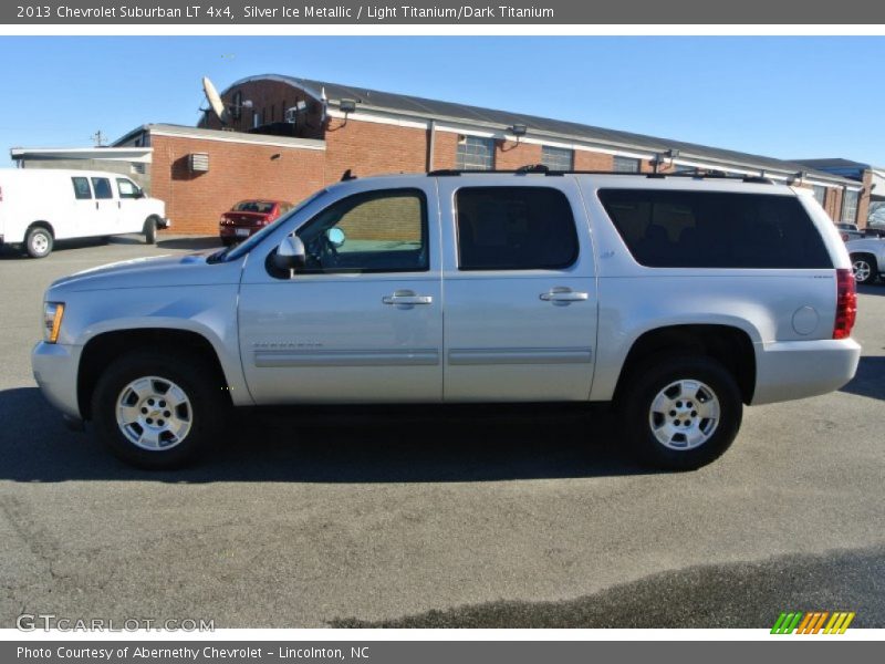 Silver Ice Metallic / Light Titanium/Dark Titanium 2013 Chevrolet Suburban LT 4x4